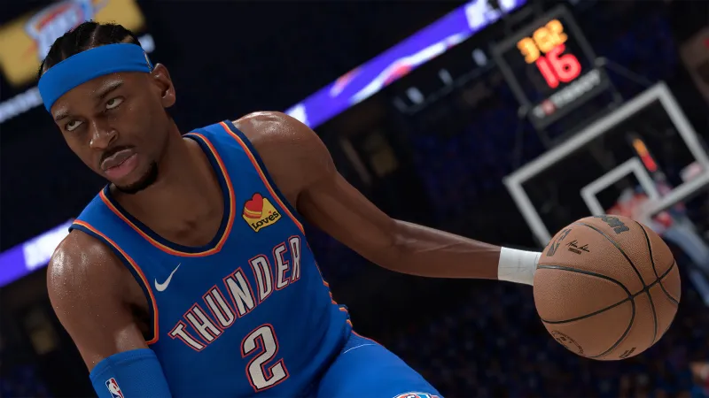 NBA 2K26 gameplay scene